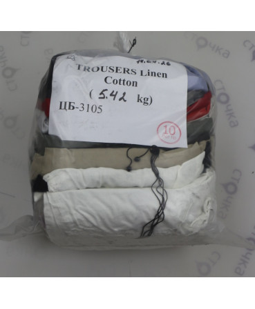 TROUSERS Linen Cotton — лот №10